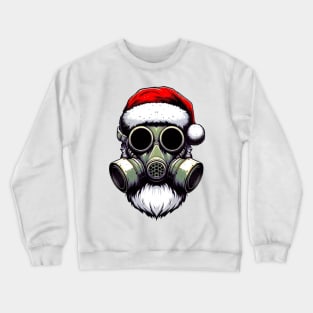 gas mask apocalypse santa claus Crewneck Sweatshirt